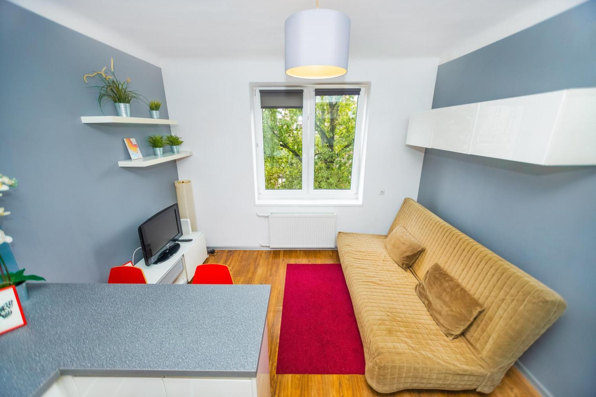Cozy Studio Next To The Metro And City Center ワルシャワ エクステリア 写真